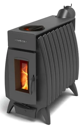 печь отопительно-варочная тмф огонь-батарея 9 дровяная антрацит