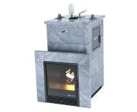 печь для бани изистим сочи м2 premium в четырехс. кожухе из талькох. закр. верх (вх.с тыл.стор) 