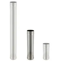 воздуховод сталь-мастер дымоход оцинкованная сталь толщина 0,5 мм ф 100 l=0,5 м