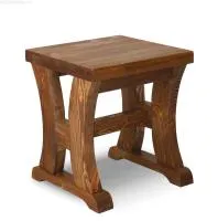 табурет №14 (массив сосны, старение), палисандр, ирб