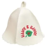 шапка для бани "идите в баню"  бацькина баня #