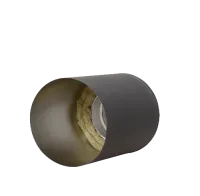 стакан кпд переход на сэндвич нержавеющий/стальной (409/1,0мм+08пс0,7мм), ф150/210 черный