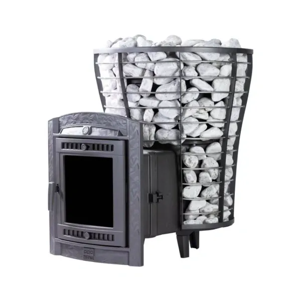 печь для бани прометалл атмосфера v сетка нерж. со стеклом