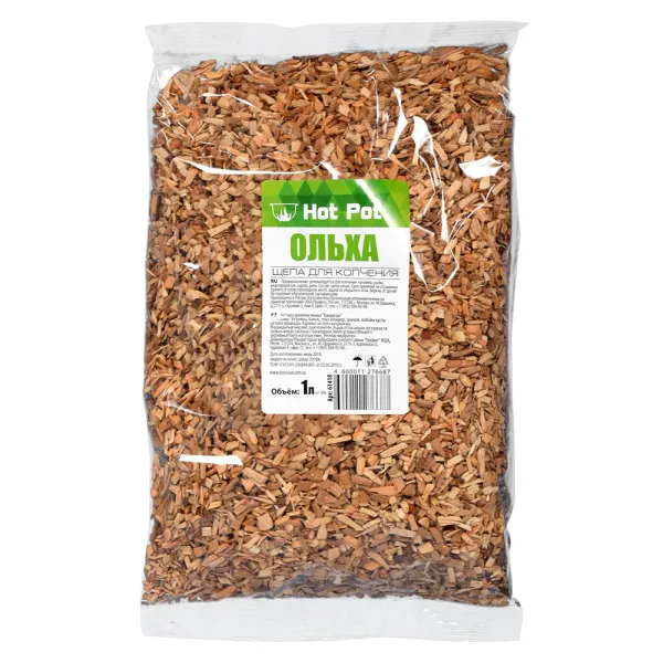 щепа для копчения яблоня 1л, hot pot банные штучки