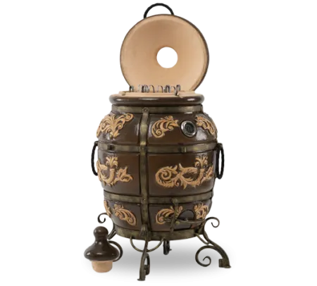 тандыр экотандыры персидский, черный, откидная крышка