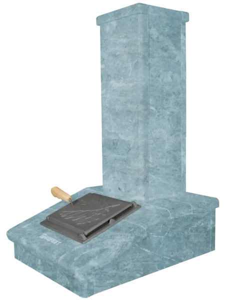 облицовка на трубу gfs зк 25/30, avangard 30/35/40, гром 30 130х790 3 яруса под шибер