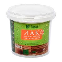 лак бесцветный для бани и сауны 0,9 кг банные штучки
