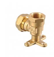 угольник с вн. резьбой с креплением es(w)20*3/4" lavita