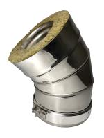 колено craft утепленное угол 135° нержавеющее (316/0,5/304/0,5мм) ф115/200 по воде