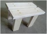 табурет мини, 0,3х0,2м, осина, банный перец