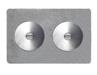 плита чугунная п2-7а  двухконфорочная, 512*340*15 мм, рубцовск