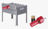 мангал с шампуровертом самжарыч